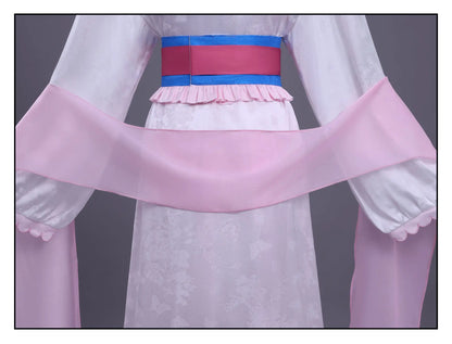 Anime The Apothecary Diaries Lishu Cosplay Costume Dress Hanfu Earrings Headwear Kusuriya No Hitorigoto Halloween Party iCoser