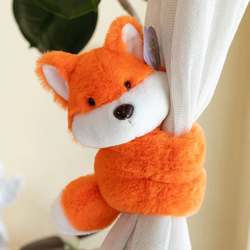 Baby Raccoon Koala Pop Ring Plush Toy Capibala Pat Bracelet Doll Soft Stuffed Animal Cushion Christmas Gifts for Kids and Girls