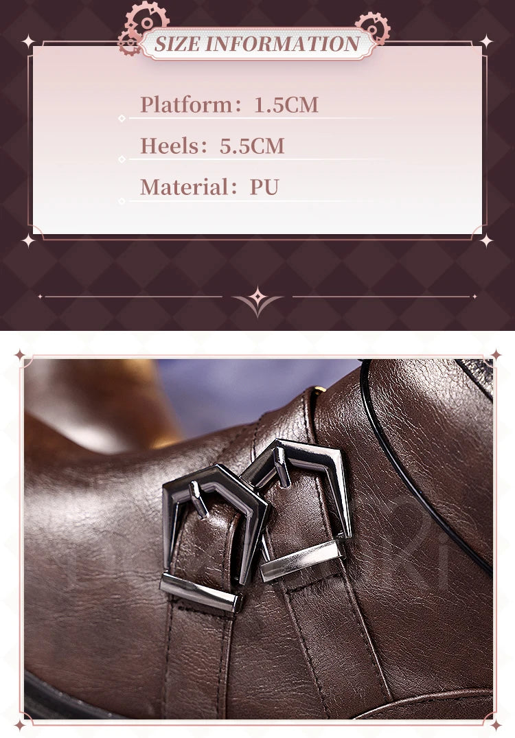 Heroine Caleb Shoes Cosplay Game Love and Deepspace DokiDoki Men Women MC Hunter Boots Caleb Cosplay Shoes