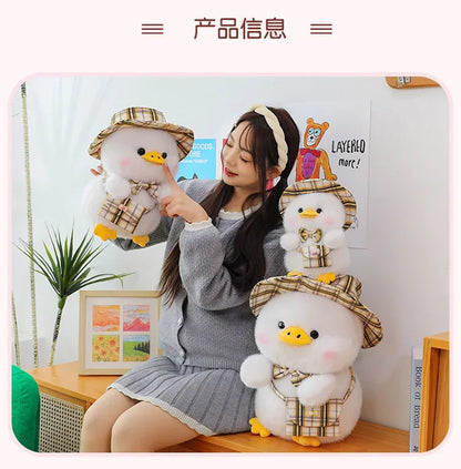 New 25/35/45cm Kawaii Cute Gentleman Duck Plush Toy Children's Pillow Doll Interior Decoration Boys and Girls Birthday Gifts