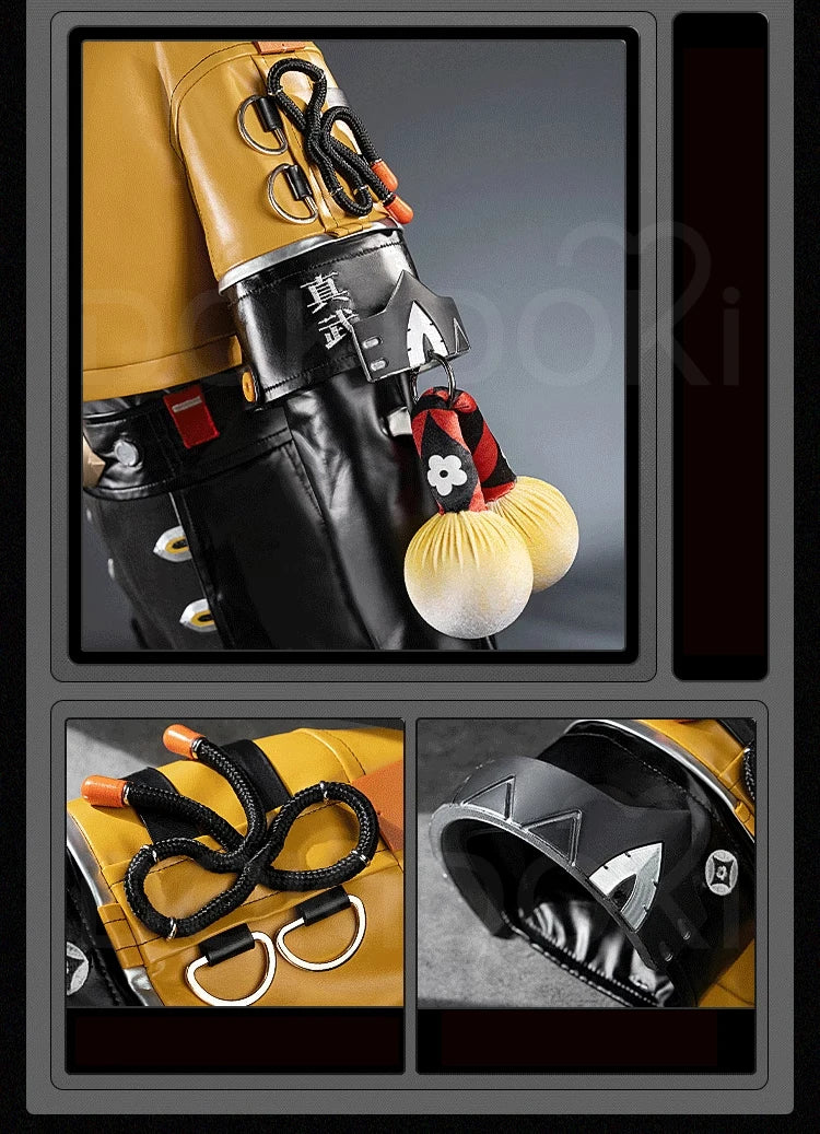 Ju Fufu Cosplay Costume Game Zenless Zone Zero DokiDoki-R ZZZ Women Suit Ju Fufu Tiger Cosplay Halloween Tail Ears