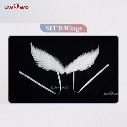 PRE SALE UWOWO Janus Cosplay Game Azurr Lanee Janus Oath Wedding Dress Bride Cosplay Costume Halloween Costume