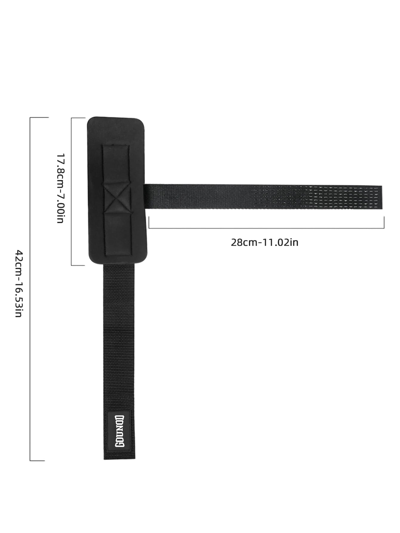 The Codex Weightlifting Straps with Wrist Bands Gym Grip for Powerlifting Strength Training Exercise Protection