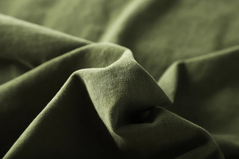 Summer American Retro Short-sleeved O-neck 3D Letter Printed T-shirt Men's Fashion Simple 100% Cotton Washed Casual Sport Tops