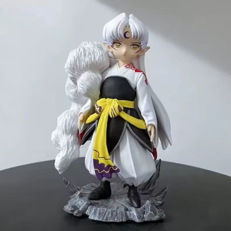 Anime Figures Inuyasha Action Figures Bakusaiga Sesshoumaru Figure Childhood Statue Toys Pvc Collection Decor Ornaments Model