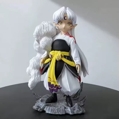Anime Figures Inuyasha Action Figures Bakusaiga Sesshoumaru Figure Childhood Statue Toys Pvc Collection Decor Ornaments Model