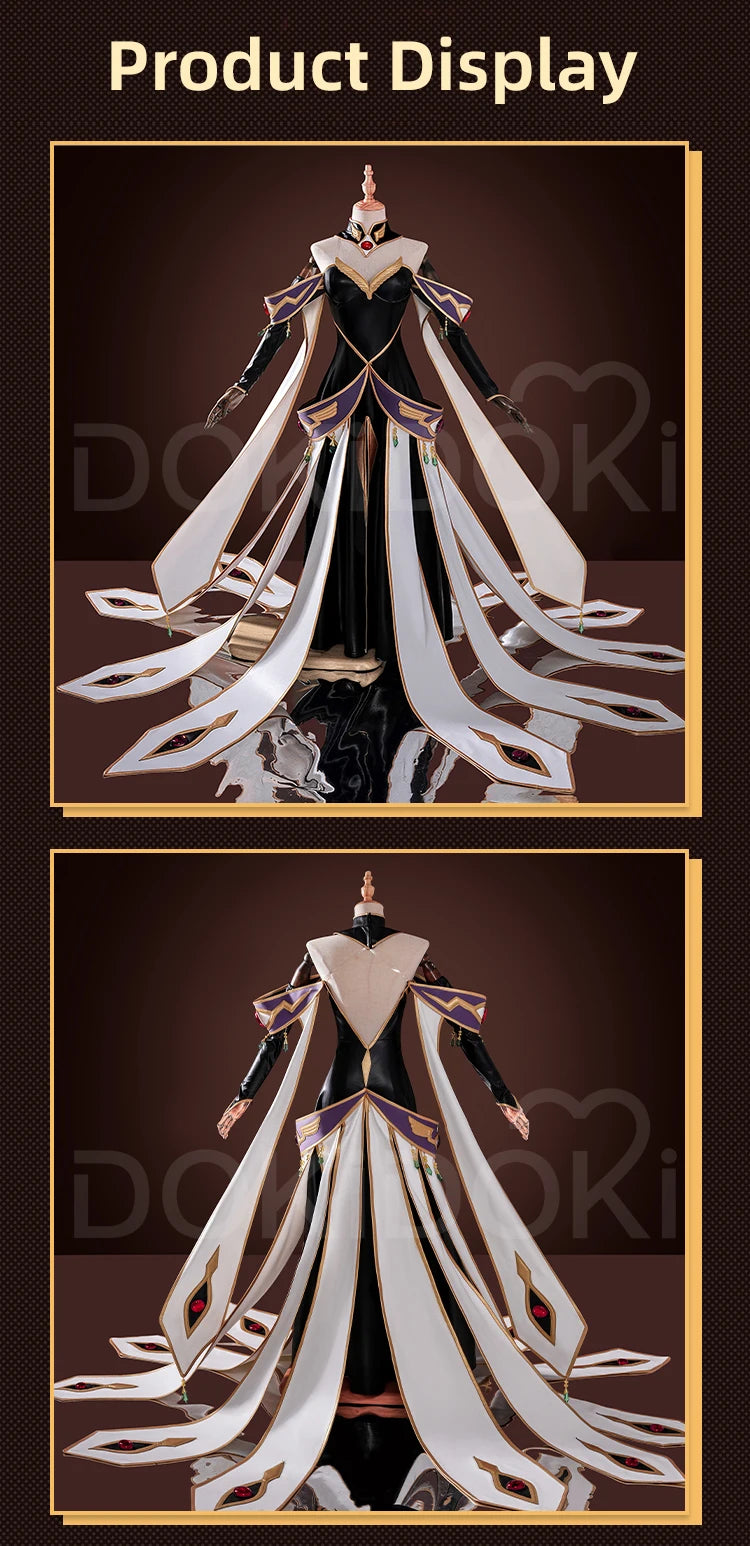 Lelouchh Lamperougee C Cosplay Anime Cosplay【XS-2XL】DokiDoki-R Halloween Men Emperor Women Queen Lelouchh Plus Size