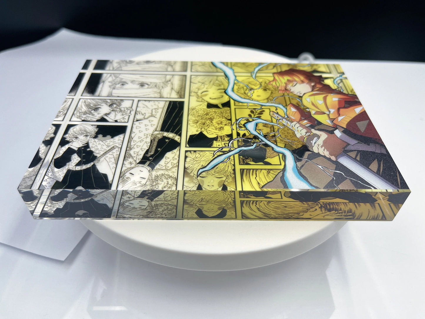 New Demon Slayer Creative High-value Bar Chi Tokitou Muichirou Acrylic Brick Computer Desktop Ornaments Anime Peripheral Gifts