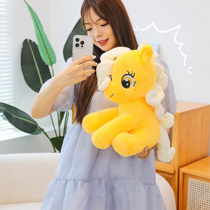 Anime My Little Pony Prototype Plush Doll Soft Pillow Girl Heart Fluttershy Sofa Ornaments Children'S Toys Birthday Gifts Custom
