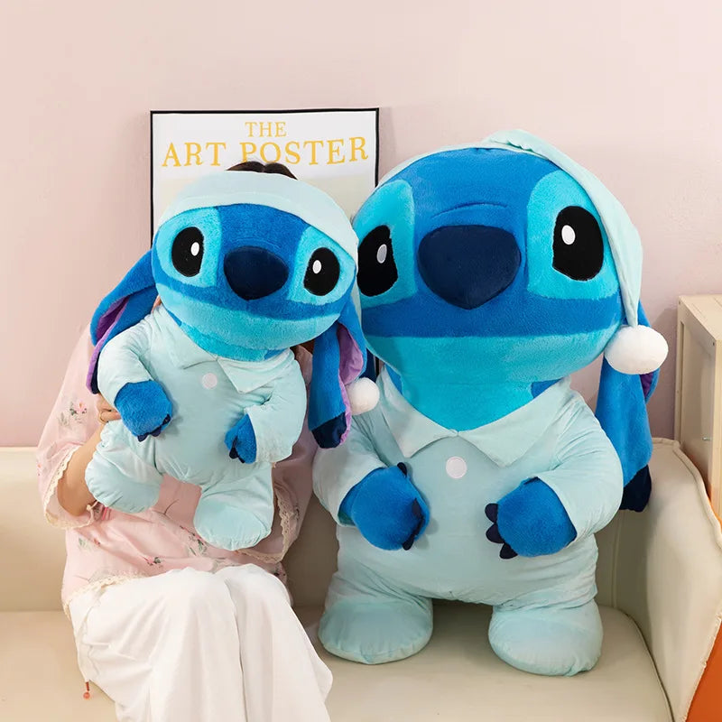 33/90cm Lilo and Stitch Plush Toy Disney Cartoon Anime Stuffed Kawaii Pajamas Pillow Stich Doll Plushie Kids Birthday Xmas Gifts