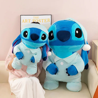 33/90cm Lilo and Stitch Plush Toy Disney Cartoon Anime Stuffed Kawaii Pajamas Pillow Stich Doll Plushie Kids Birthday Xmas Gifts