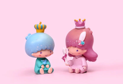 6Pcs/Set Sanrio Toys My Melody Kuromi Anime Figures Cinnamoroll Kawaii Doll Cute Action figure Christmas Gifts for Children