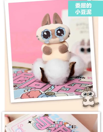 Original Azuki Can Azukisan’s Daily Life 1&2nd Series Mystery Box Siamese Cat Cute Model Blind Box Caixa Sorpresa Girls Gifts