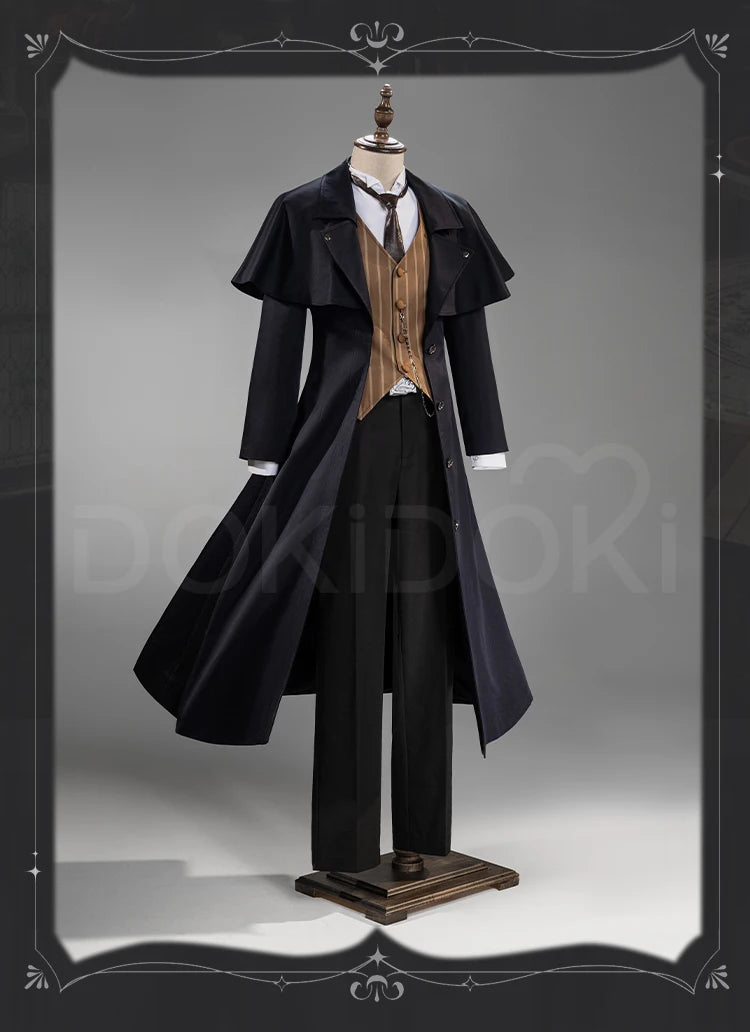 IN STOCK Klein Moretti Cosplay Costume Anime Lord of the Mysteries DokiDoki-SR Men Black Suit Klein Moretti Cosplay Hat