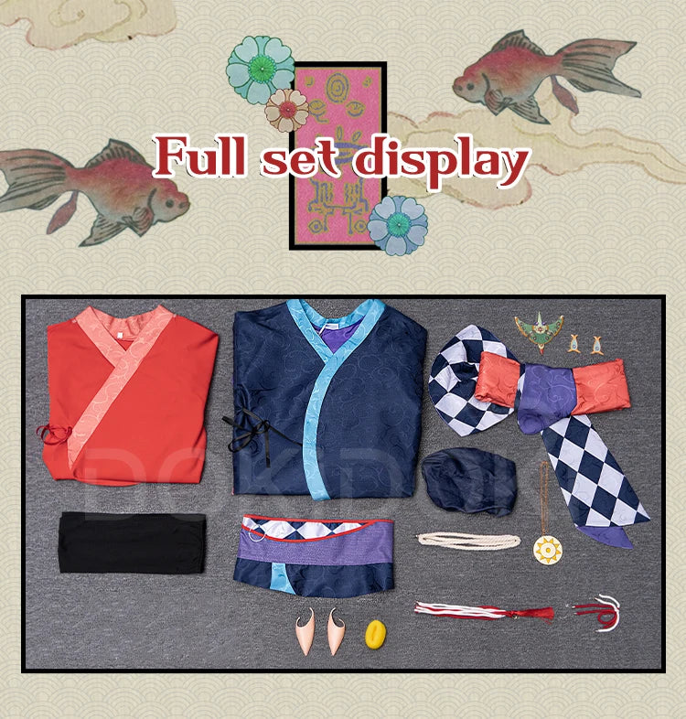 IN STOCK Kusuriuri Cosplay Costume Anime Mononoke【S-3XL】DokiDoki-R Men Kimono Costume Kusuriuri Cosplay Halloween