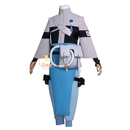 Anime Gachiakuta Zanka Nijiku Cosplay Costume Wig Uniform Earrings Akuta Cleaners Halloween Party for Women Men Carnival Props