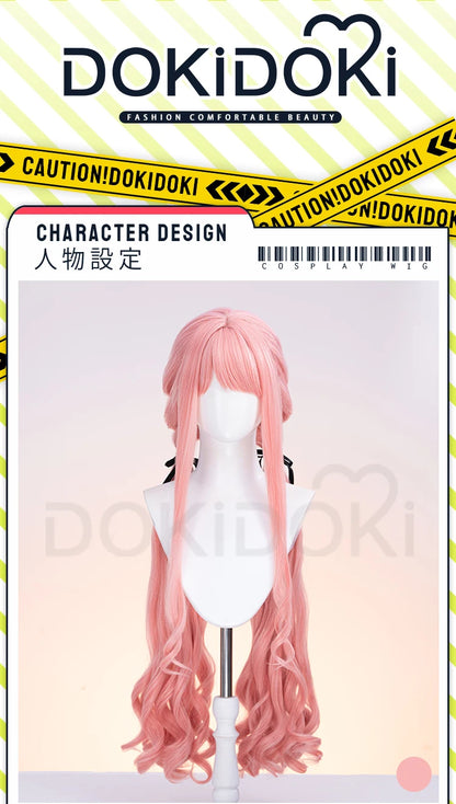 IN STOCK Nikki Cosplay Wig Game Infinity Nikki DokiDoki Women 80cm Long Pink Wig Nikki Cosplay Lolita Wig Free Cap