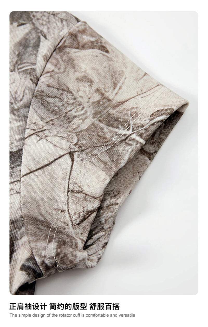 ZODF Sexy 2026 Summer Women Camouflage Printing Crop T-Shirts Hotsweet Girls O Neck Sport T Shirt Brand Tees HY1201