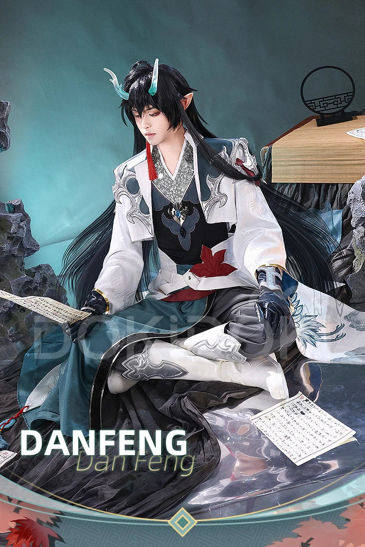 IN STOCK Dan Feng Cosplay Costume Game Honkai: Star Rail DokiDoki-SR Cosplay Imbibitor Lunae Dan Feng Men Dan Heng Halloween