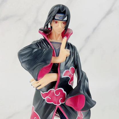 Hot Anime Naruto Shippuuden Uchiha Itachi Akatsuki Organization GK Dress Up Model Toy Gift Collection Action Figure PVC