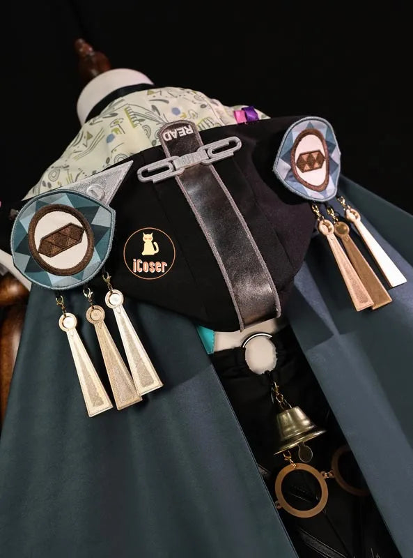 Zenless Zone Zero Lucia Cosplay Costume Wig Uniform Cloak Headwear Tail Spook Shack Halloween Party for Women Girls Role Play