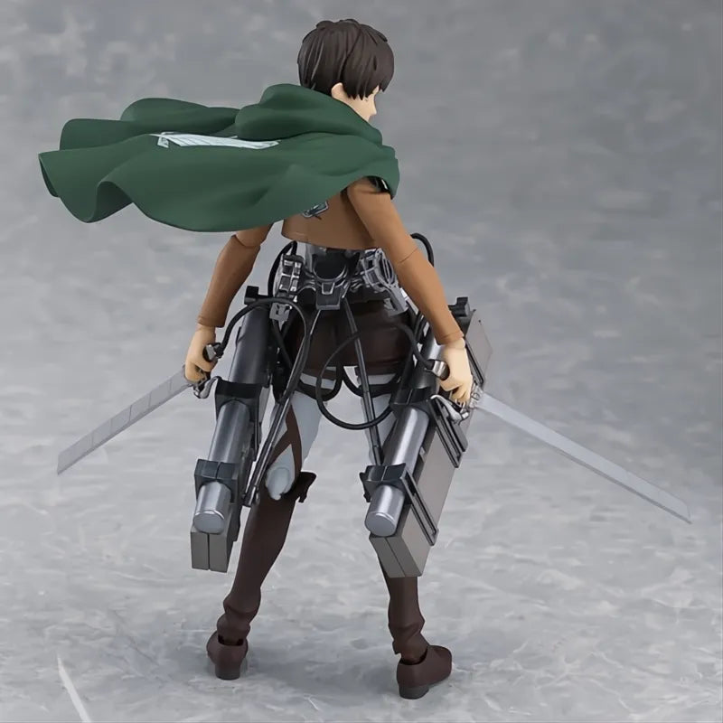 Attack On Titan Eren Jaeger 14cm PVC Figure with Detachable Sword Collectible Toy by BANDAI - With box