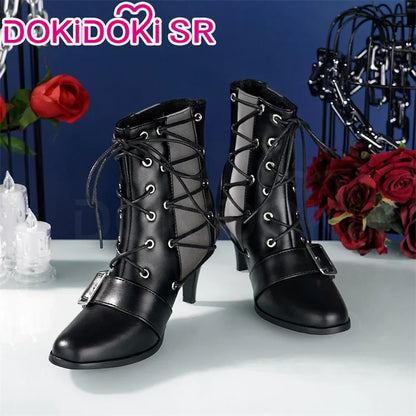 IN STOCK Vulpisfoglia Cosplay Costume Game Arknights DokiDoki-SR Vulpisfoglia Ears Tail Women Halloween Costume