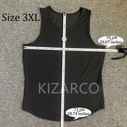 Men’s Summer Sport Suit Two-Piece Set Vest & Shorts Quick Drying Mesh Ventilation Fitness Running Tracksuit