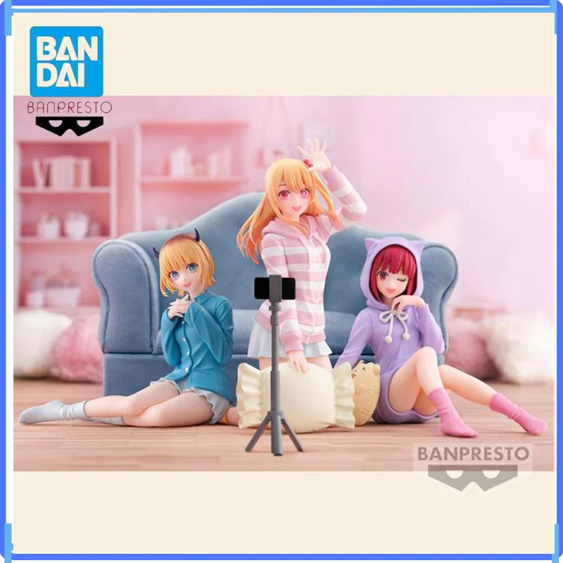 Original In Stock BANPRESTO relax time I pushed the kids  MEMcho Arima Kana Hoshino Ruby Figure anime model figure boxed toy