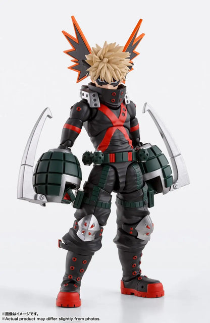 Bandai S.H.Figuarts My Hero Academia Izuku Midoriya Katsuki Bakugo PVC Model