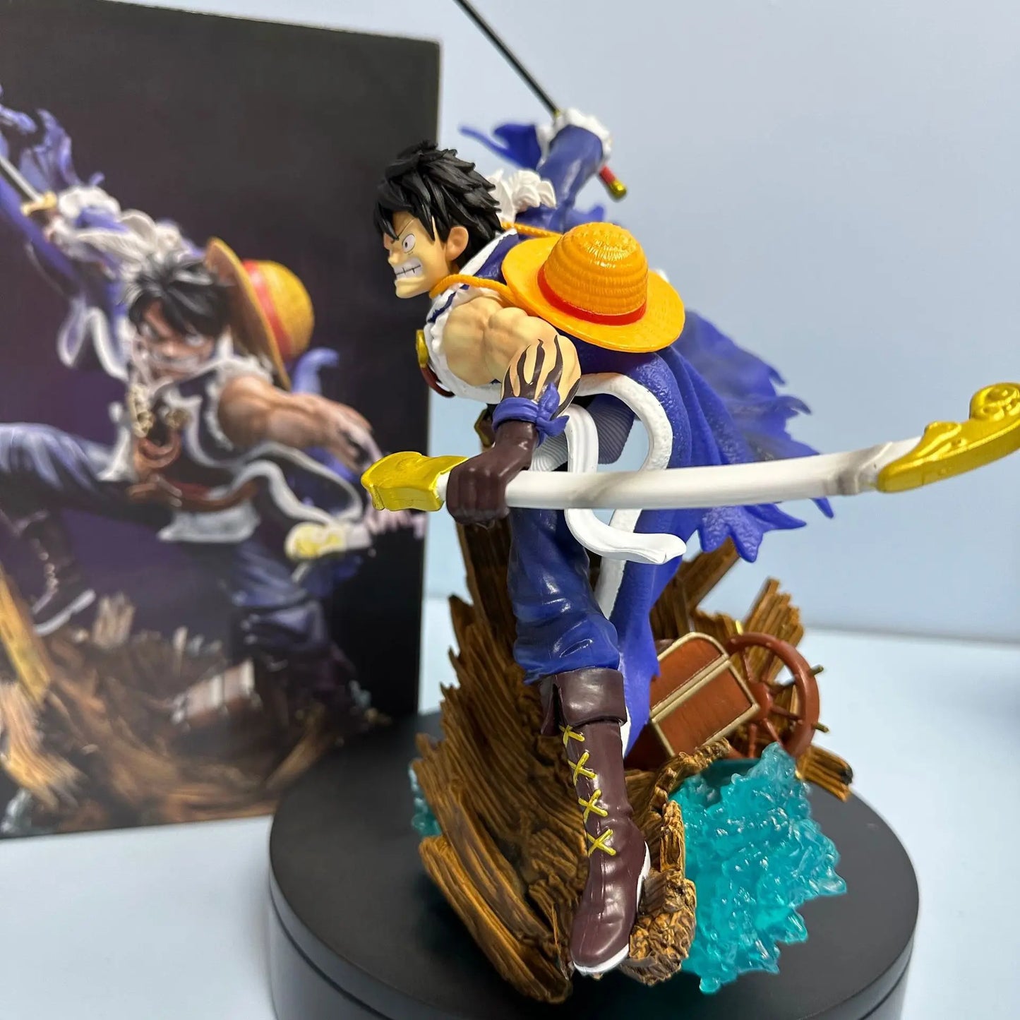 One Piece Luffy Anime Figure Peripheral Pvc Model Scene Statue Desktop Decoration Ornaments Kids Birthday Gifts Toys Figure 29cm