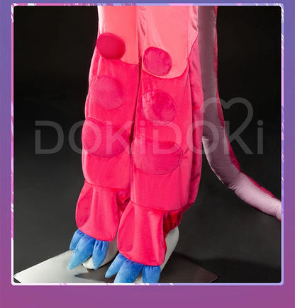 Neekoo Cosplay Costume Game Cosplay DokiDoki-R Neekoo Skin Super Fan Cosplay Women Cute Red Plush Costume Tail