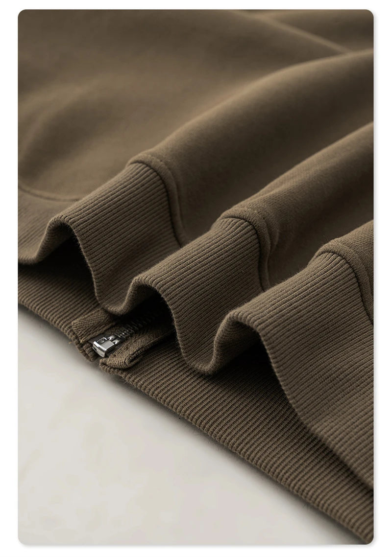 ZODF 2024 Winter Women Zipper Crop Hoodies Female Girls Solid 345gsm Warm Fleece Short Hooded Zip-Up Coat HY0911