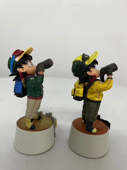 10cm Dragon Ball Cartoon Character Drinking Water Little Goku PVC Action Figure Model Statue Collection Decoration Toys Gift