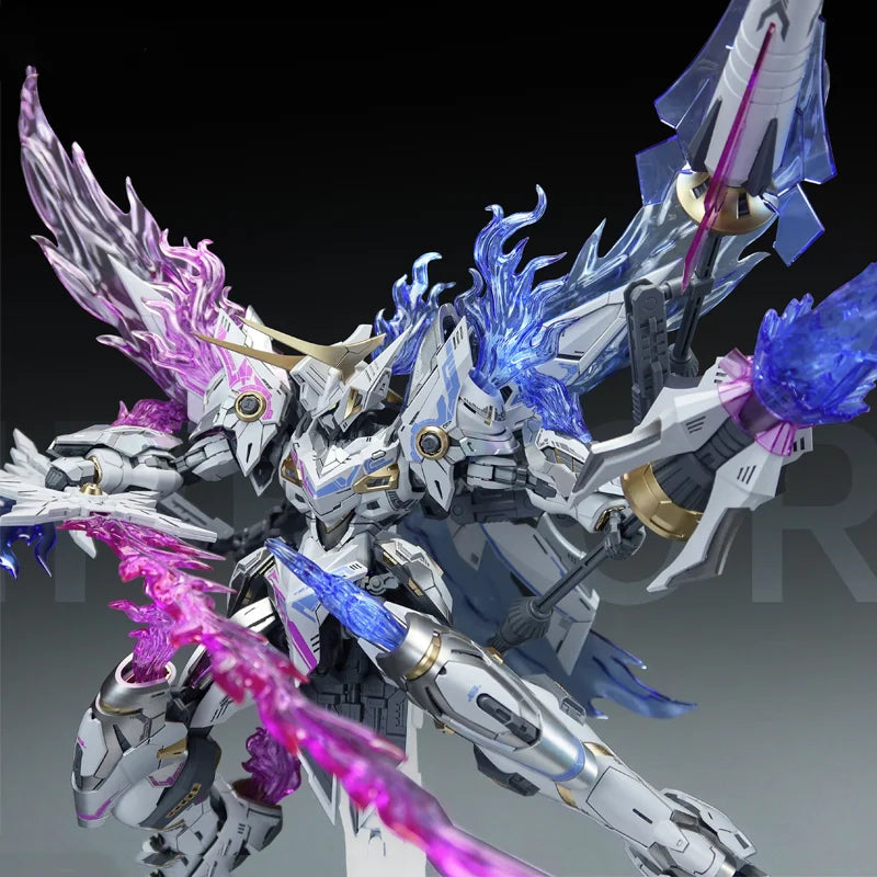 1/100 Snaa Blaze Emperor Ver. Phantom Flame Spirit Mecha Model with Articulated Joints Action Figure Gift