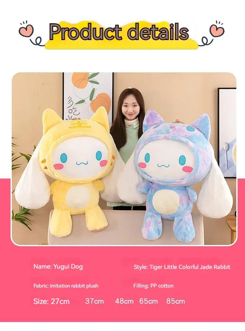 27-47cm Aoger Japanese Cartoon Girlish Heart Cinnamoroll Cute Plushie Toy Soft Stuffed Dolls Toys For Children'S Birthday Gift
