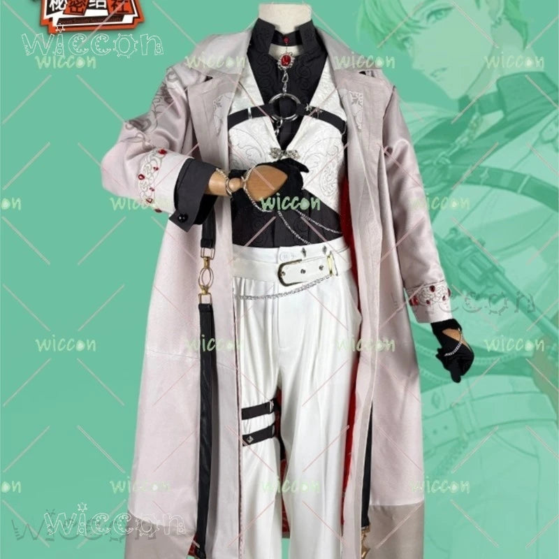 Aulwen Silver Bullet Nu Carnival Confessor Adult Polyester Costume - suit / XXL