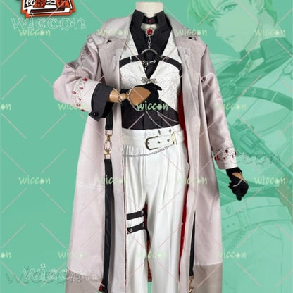 Aulwen Silver Bullet Nu Carnival Confessor Adult Polyester Costume - suit / XXL