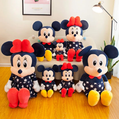 Disney 95cm Plush Star Mickey Minnie Toy Large Couple Mickey Mouse Pillow Kids Stuffed Doll Birthday Xmas Gift for Children