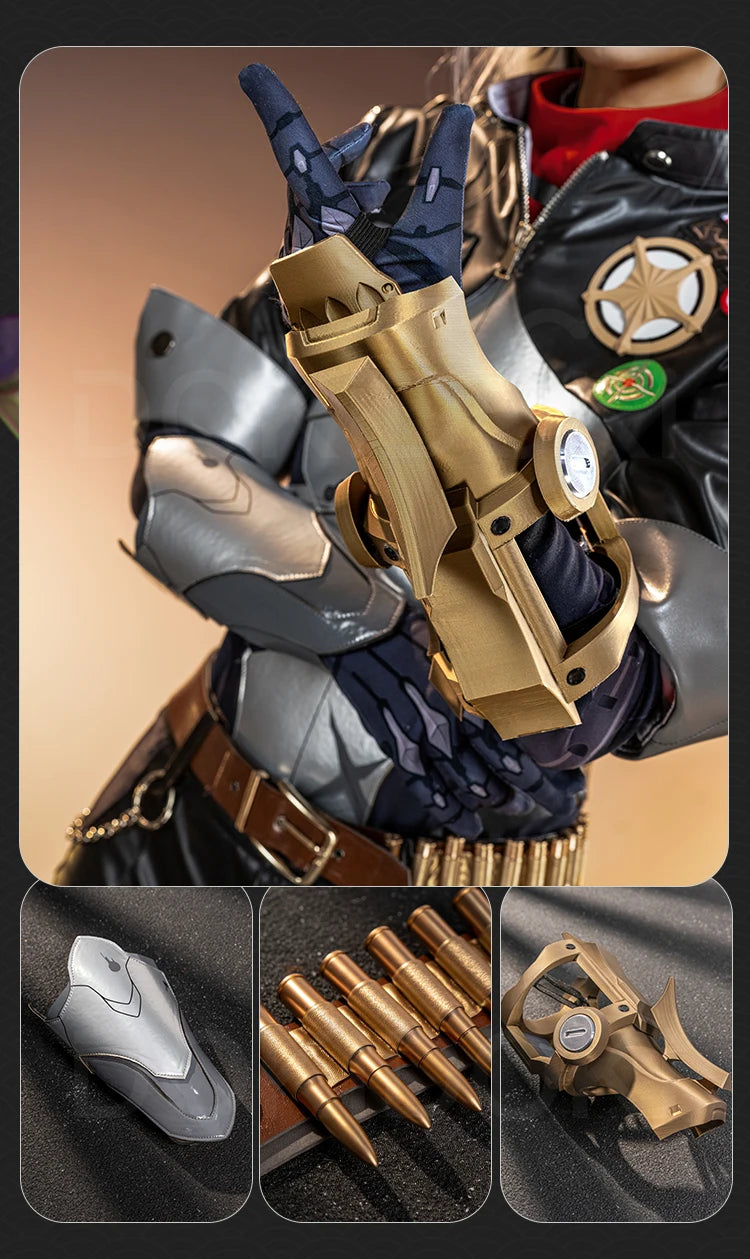 IN STOCK Boothill Cosplay Costume Game Honkai: Star Rail【S-2XL】DokiDoki-SR Men Halloween HSR Boothill Hat Armor Plus Size