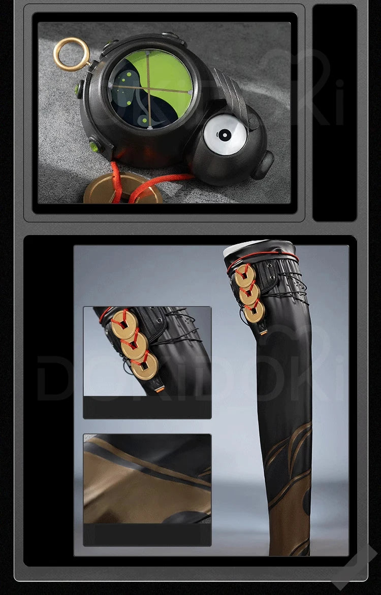 IN STOCK Yixuan Cosplay Costume Game Zenless Zone Zero DokiDoki-R ZZZ Women Black Yellow Bodysuit Yixuan Cosplay Master Costume