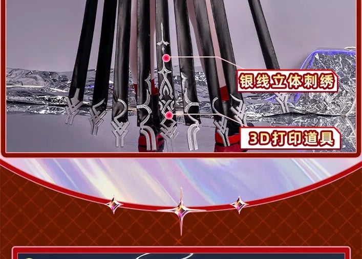 Arknights Exusiai The New Covenant Cosplay Costume Wig Uniform Headwear Earrings Halloween Party for Women Girls Carnival Outfit