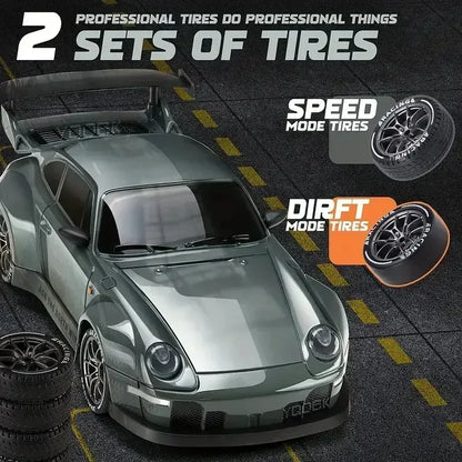 RC Drift Car 1/24 4WD High Speed Remote Control Electric Racing Vehicle for Kids Boys Christmas Gifts