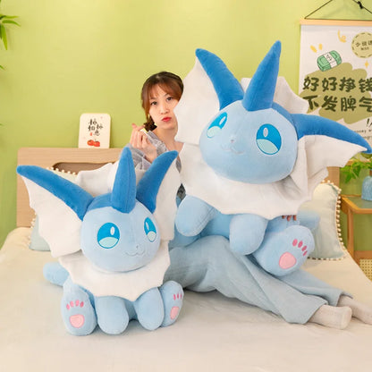 30/80cm Vaporeon Pokemon Eevee Large Plush Toys Aquali Doll Cute Ornament Stuffed Plushie Pillow Pokémon Gift for Children