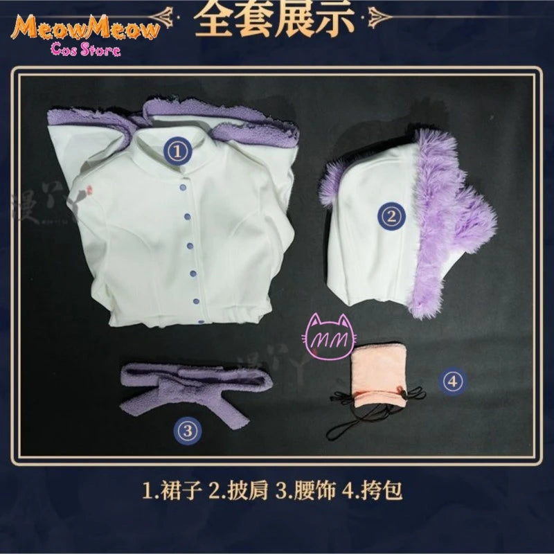 Love Chunibyo Kotoko Tsurumaki Winter Outfit Set Polyester Adult Woman