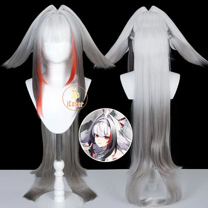 Zenless Zone Zero Ye Shunguang Cosplay Costume Wig White Dress Headwear Yunkui Summit Halloween Party for Women Girls Role Play