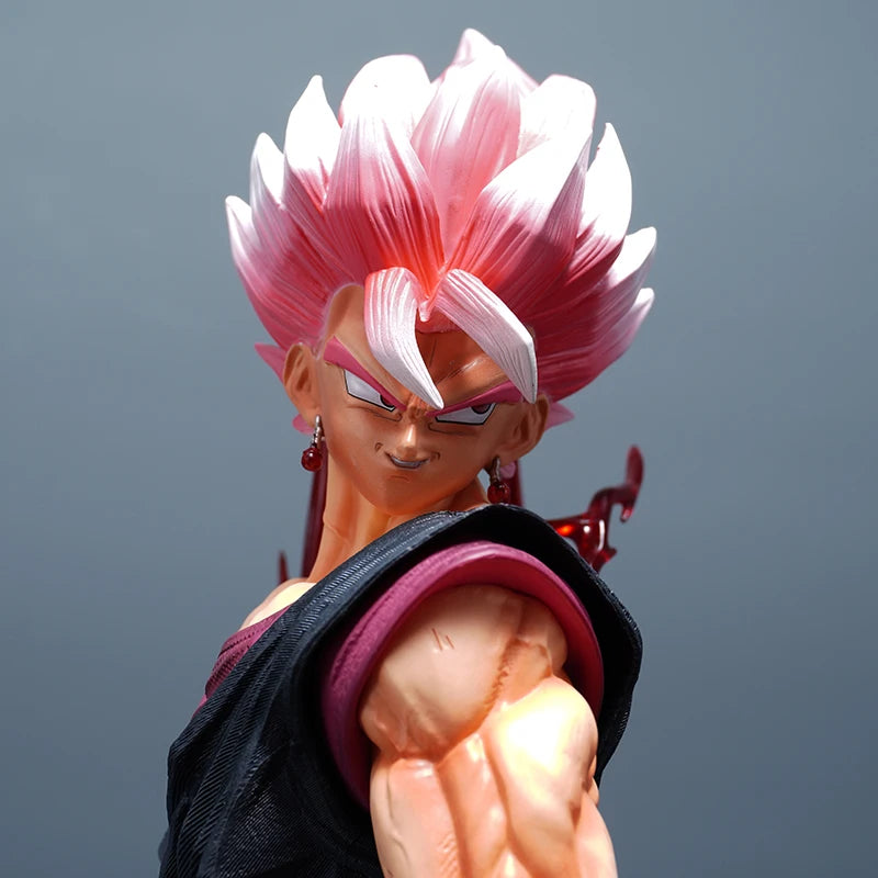38cm Dragon Ball Yun Qi Vegetto 2.0 Anime Figure 3-Headed Model Statue Collection Desktop Decoration Fans Toys
