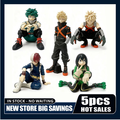 Bestselling My Hero Academia Izuku Midoriya / Katsuki Bakugou & More Figure Anime Peripheral Model Doll Collectible Gift