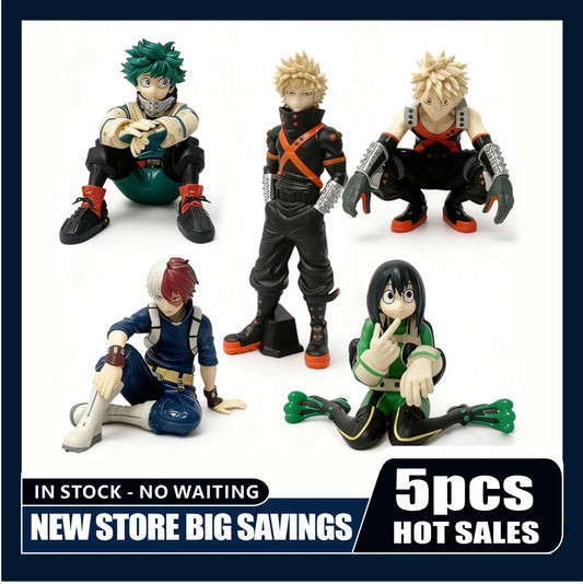 Bestselling My Hero Academia Izuku Midoriya / Katsuki Bakugou & More Figure Anime Peripheral Model Doll Collectible Gift