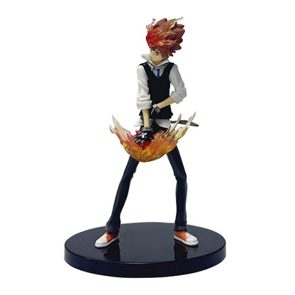 19cm Katekyou Hitman REBORN! Anime Figure Sawada Tsunayoshi Action Figure Standing Handsome Man Figurine PVC Collection Doll Toy